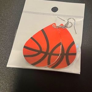 Brand new basketball earrings